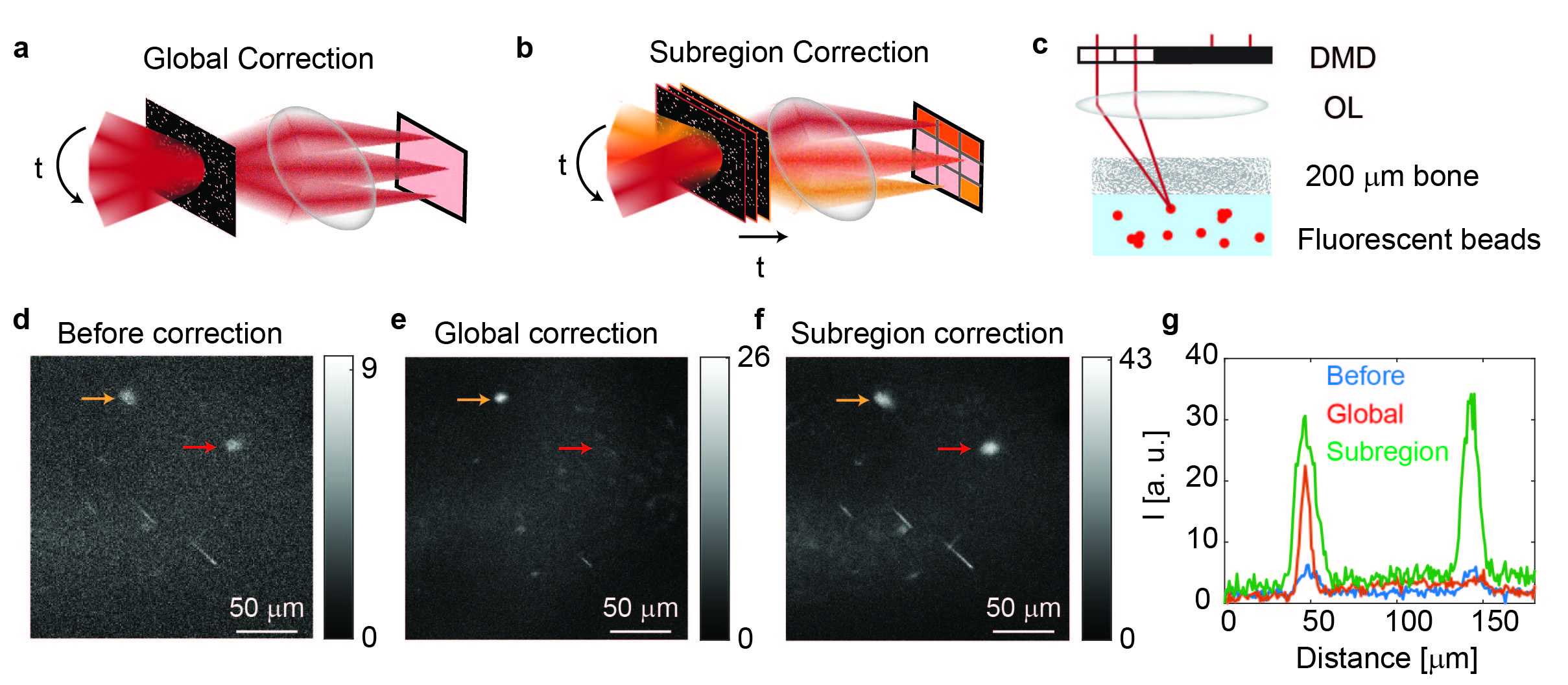 Scattering Correction through Fourier-Domain Intensity Coupling in Two ...
